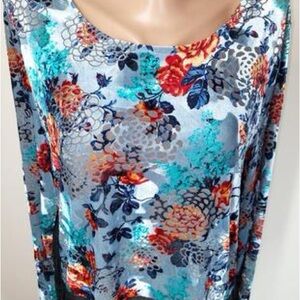 Glamorous Multicolor Floral Blouse